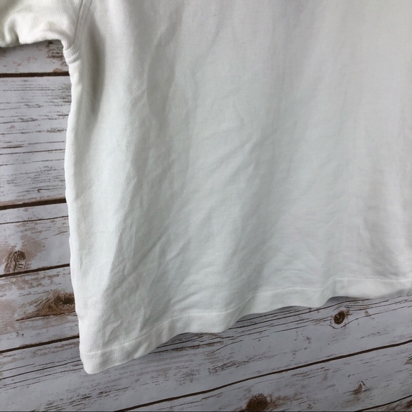 Burberry London white 1/4 button tartan plaid polo - Picture 8 of 8